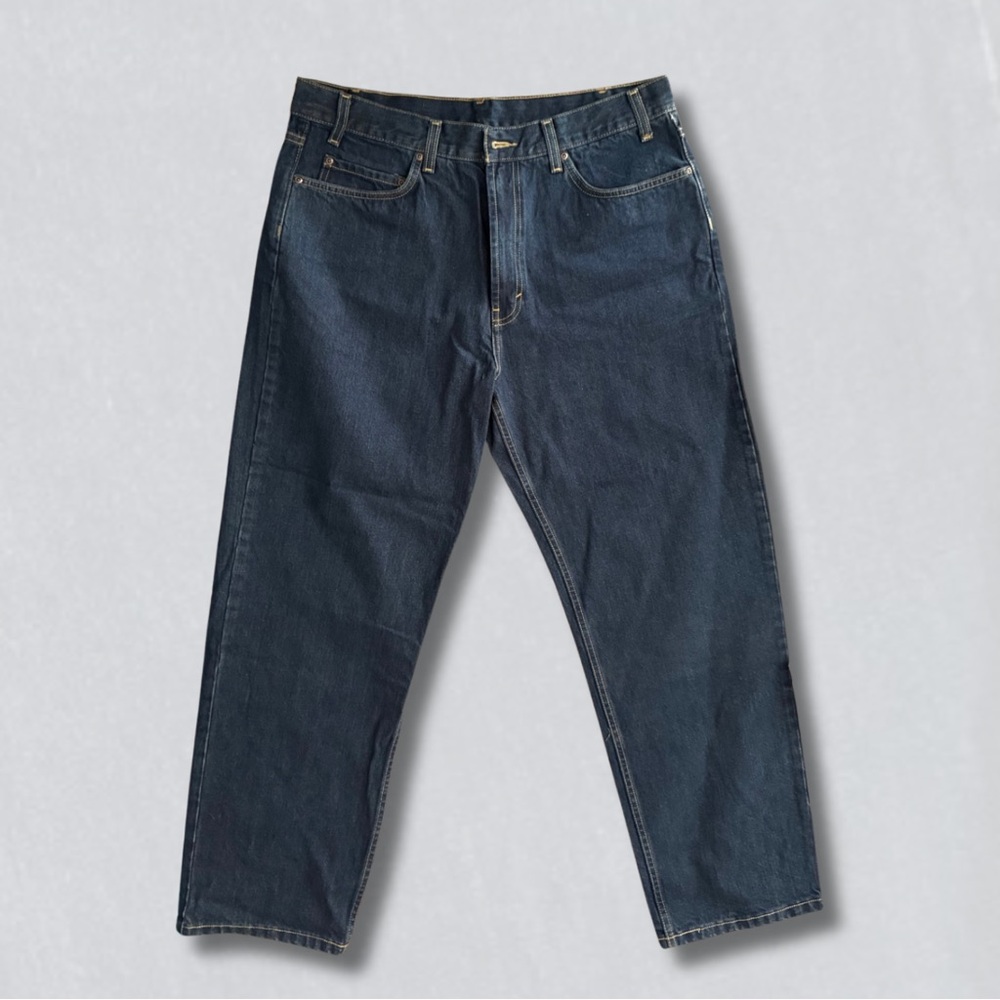 Kirkland Signature Men's Relaxed Fit Jeans - Dark Blue